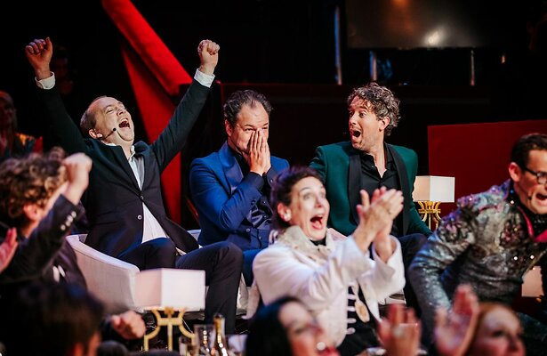Niels, Jeroen en Miguel op het Gouden Televizier-Ring Gala 2023
