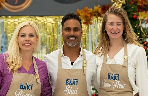 Bianca, Shai en Anne Fleur uit Heel Holland Bakt