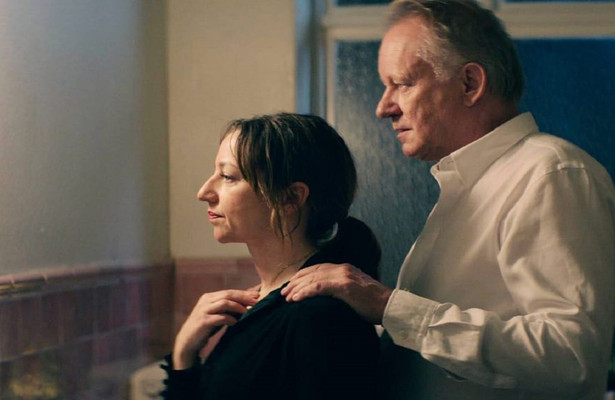 Andrea Bræin Hovig en Stellan Skarsgård in Hope