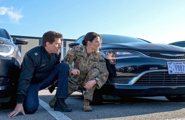 Tom Cruise en Cobie Smulders in Jack Reacher: Never Go Back