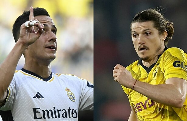 Lucas Vazquez (Real Madrid) & Marcel Sabitzer (Borussia Dortmund)