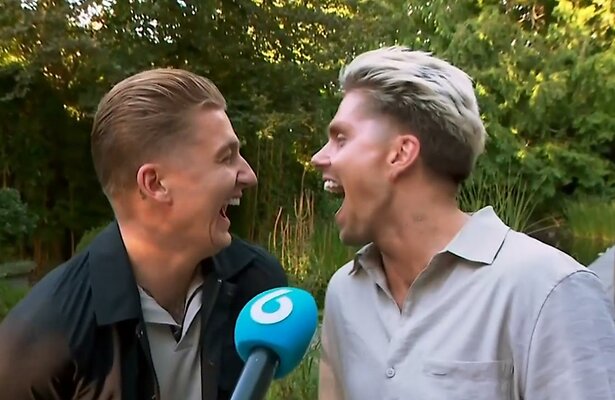 Mart Hoogkamer & André Hazes bij Shownieuws