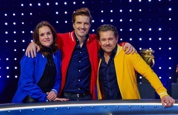 Marly van der Velden, Bas Muijs en Ferri Somogyi in Marble Mania