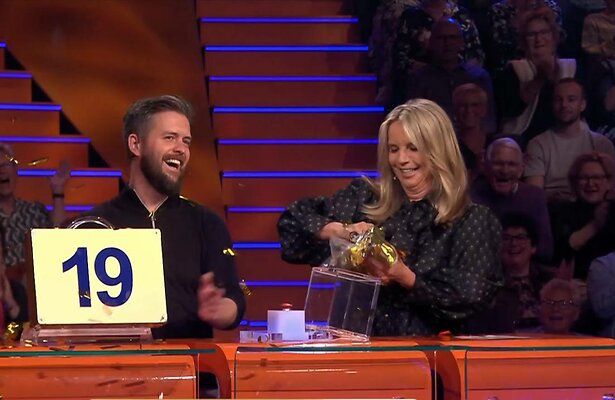 Leonard en Linda de Mol