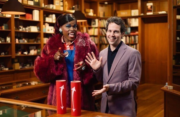 Jandino Asporaat en Victor Mids voor Mindf*ck