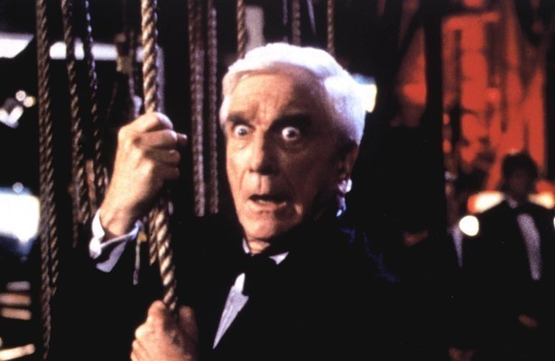 Leslie Nielsen in Naked Gun 33 1/3: The Final Insult