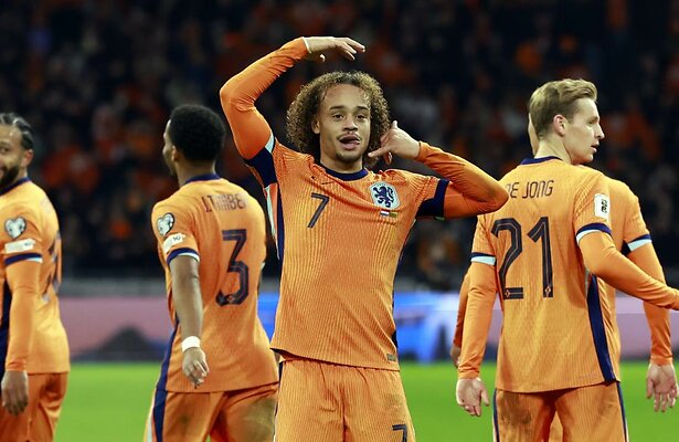 Depay, Timber, Simons en De Jong