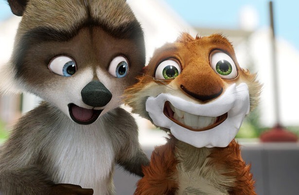 Gewiekste wasbeer met de stem van Bruce Willis