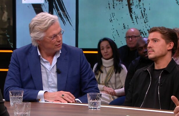 Roelof Hemmen en Jorik Scholten (Lil Kleine) bij Renze op RTL 4
