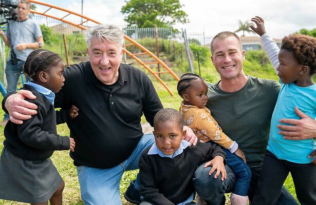 Ivo Putman en Robèrt van Beckhoven in De Grote Tuinverbouwing
