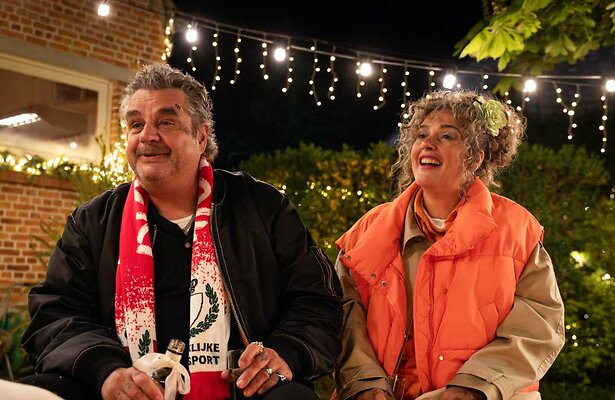 Frank Lammers en Tina de Bruin in Single Bells