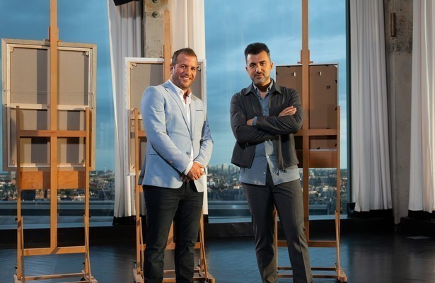 Rafael van der Vaart met Özcan Akyol in Sterren op het Doek