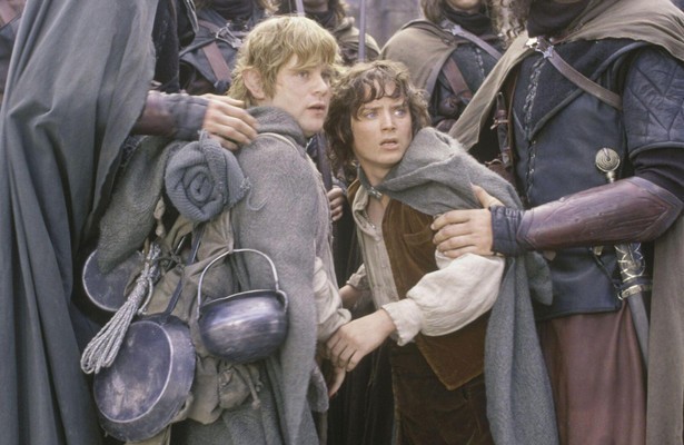 Elijah Wood als Frodo Baggins in The Lord of the Rings: The Two Towers