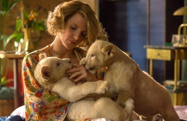 Jessica Chastain als Antonina Zabinska in The Zookeeper's Wife