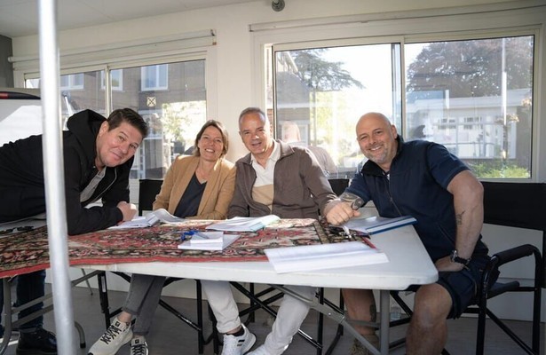 Martijn Krabbé, Eef van Opdorp, Alex van Keulen en Duncan Abrahams