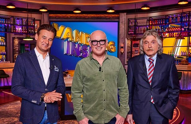 Wilfred Genee, René van der Gijp en Johan Derksen