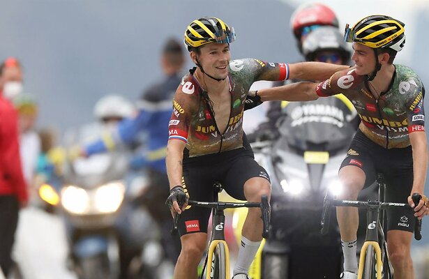 Primoz Roglic en Sepp Kuss