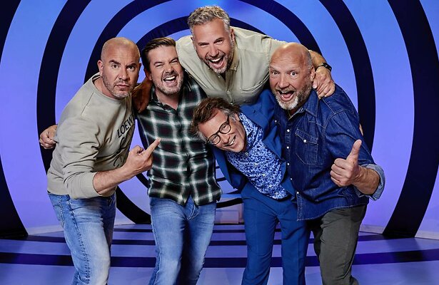 Jeroen van Koningsbrugge, Ruben nicolai, Tijl Beckand, Patrick Lodiers en Ruben vand er Meer