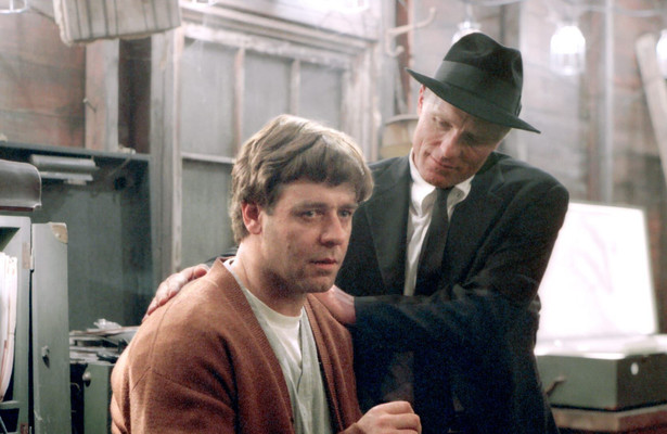 Russell Crowe en Ed Harris in A Beautiful Mind