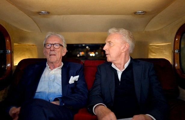 André van Duin met Freek de Jonge in Bij Van Duin op de Achterbank