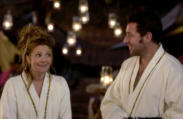 Adam Sandler en Drew Barrymore