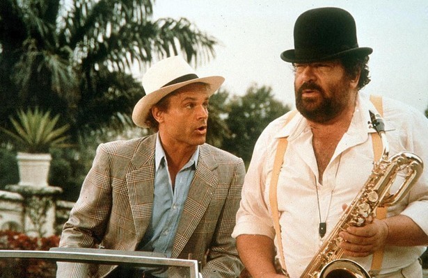 Terence Hill en Bud Spencer in De Vier Vuisten in het Kwadraat