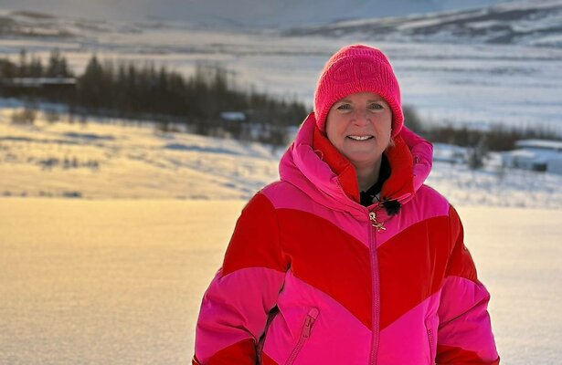 Erica Meiland in IJsland voor de kerstspecial van de Meilandjes.