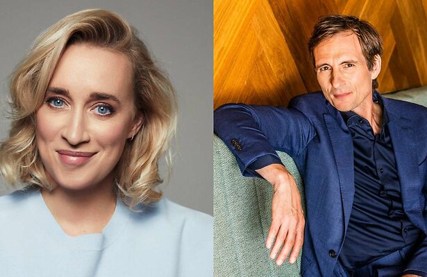 Eva Jinek en Michiel Vos