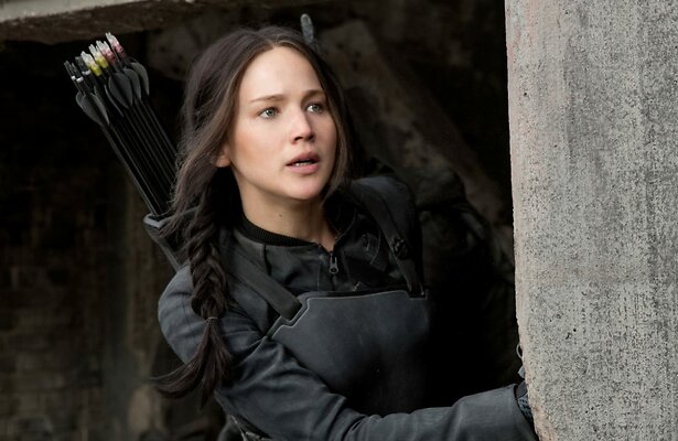 Jennifer Lawrence in The Hunger Games: Mockingjay - Part 1