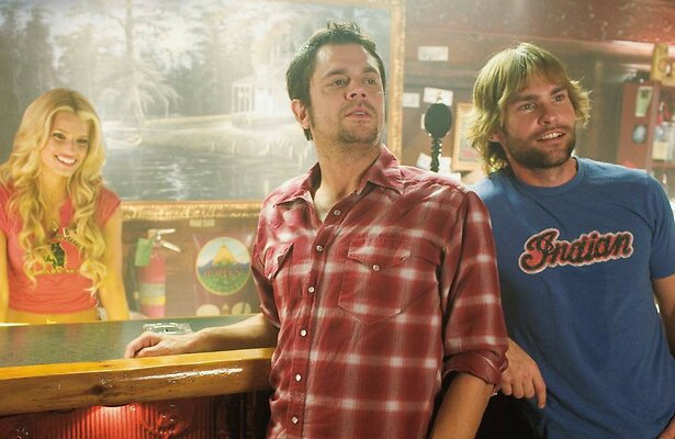 Jessica Simpson, Sean William Scott en Johnny Knoxville in The Dukes of Hazzard