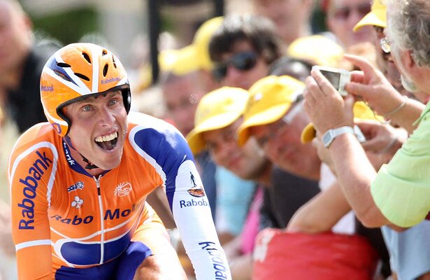 Michael Boogerd tijdens een Tour de France