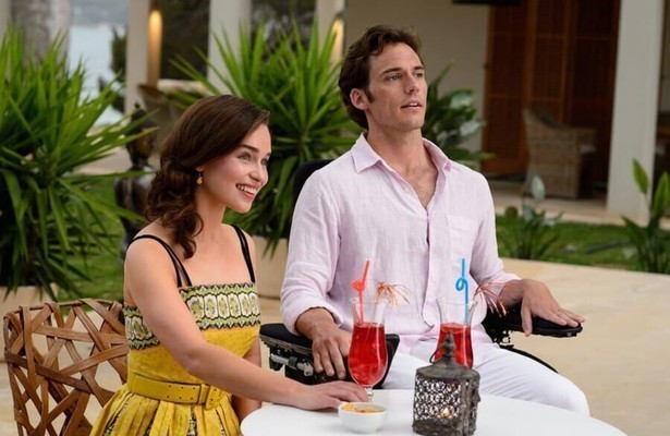 Emilia Clarke en Sam Claflin in Me Before You