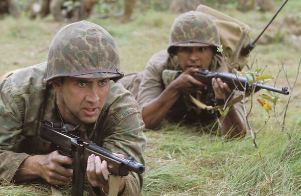 Nicolas Cage en Adam Beach in Windtalkers