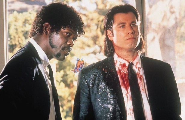 Samuel L. Jackson en John Travolta in Pulp Fiction