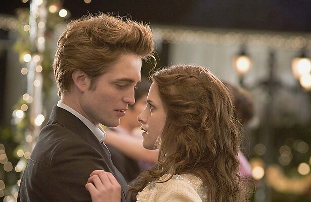 Robert Pattinson en Kristen Stewart in Twilight