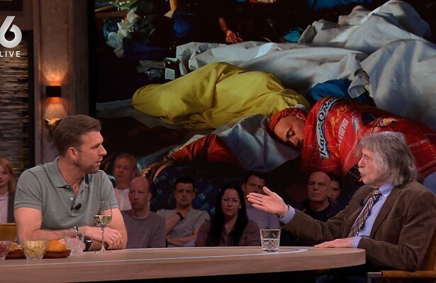 Rutger Castricum en Johan Derksen in Vandaag Inside