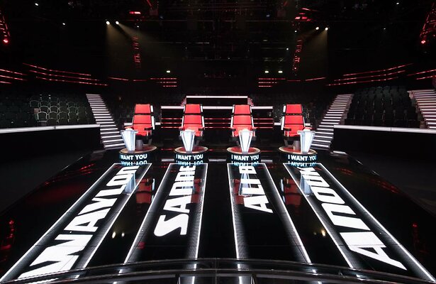 Decor van The Voice of Holland.