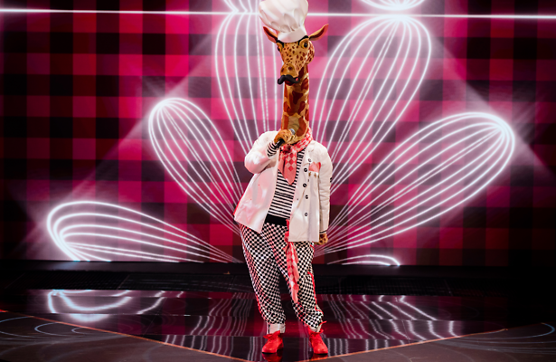 Giraffe in The Masked Singer.