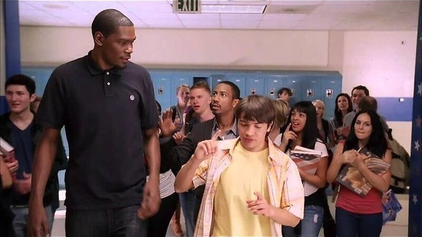 Kevin Durant kan er niks meer van