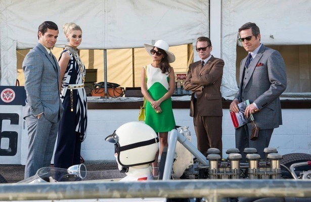 Henry Cavill en overige castleden The Man from U.N.C.L.E.