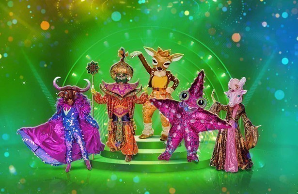 Buffel, Magiër, Hert, Zeester, Schaap uit The Masked Singer 2023