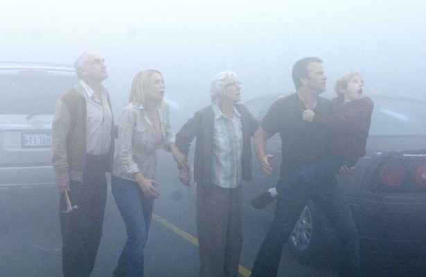 Scène uit horrorfilm The Mist