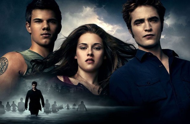 Taylor Lautner, Kristen Stewart en Robert Pattinson in The Twilight Saga: Eclipse
