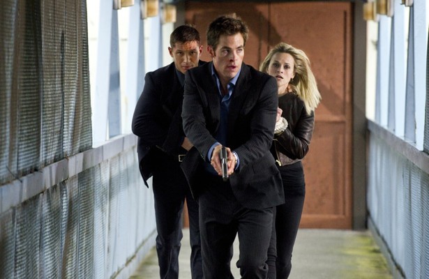 Chris Pine, Tom Hardy en Reese Witherspoon in This Means War