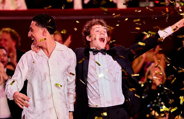 Ciraj Amalal en Thor Braun op Gouden Televizier-Ring Gala 2023