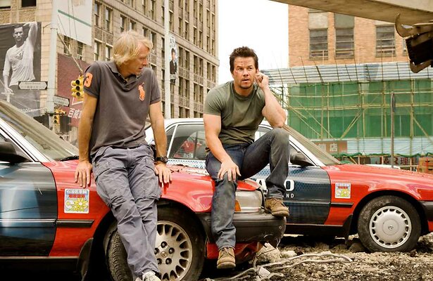Michael Bay en Mark Wahlberg voor Transformers: Age of Extinction