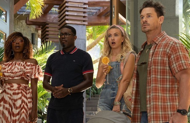 Lil Rel Howery, Yvonne Orji, John Cena en Meredith Hagner in Vacation Friends 2