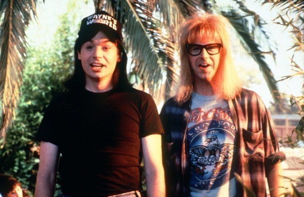 Mike Myers en Dana Carvey in Wayne's World
