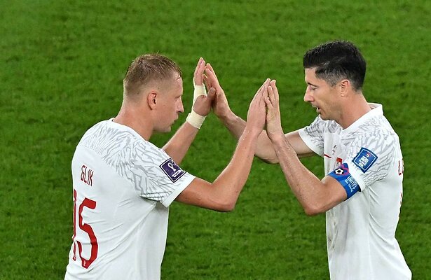 Kamil Glik en Robert Lewandowski op Fifa World Cup 2022
