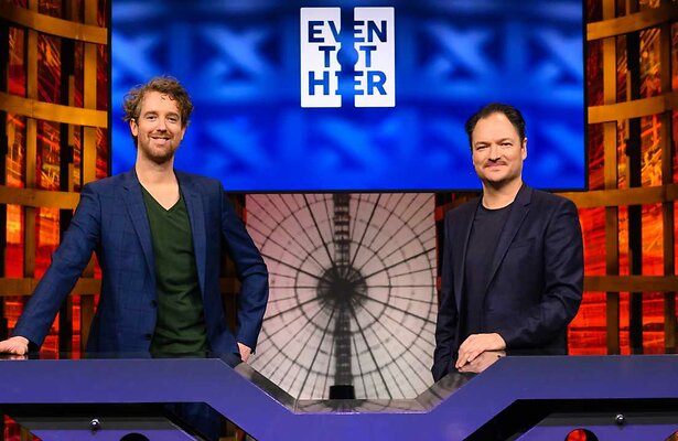 Jeroen Woe en Niels van der Laan in Even Tot Hier